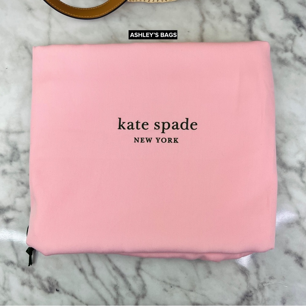 Kate Spade Sunkiss Cabana Straw Medium Tote - Picture 10 of 11